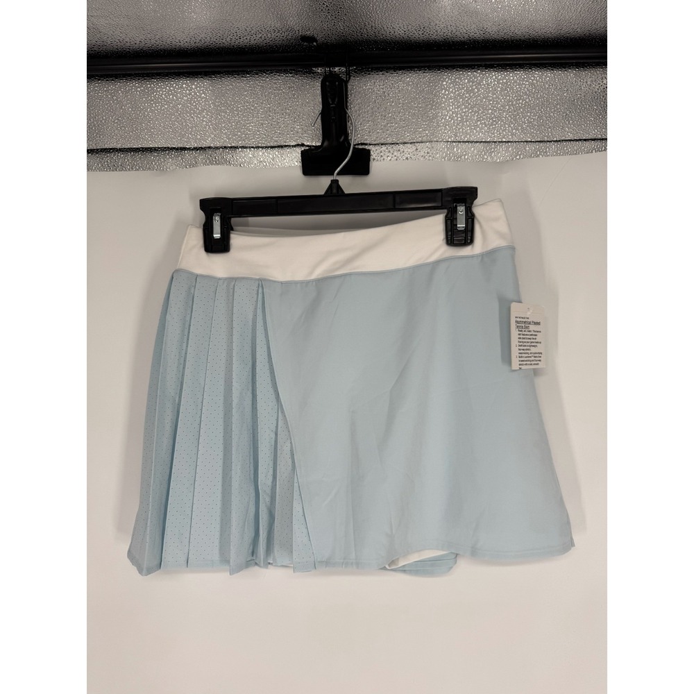 Lululemon Asymmetrical Pleated Tennis Skirt Luxtreme Swift W8AFSS Powder Blue 6